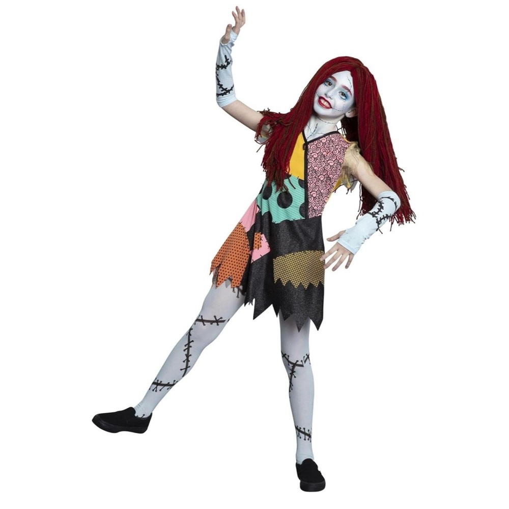 Sally Halloween Costume Nightmare Before Christmas Dress Wig and More